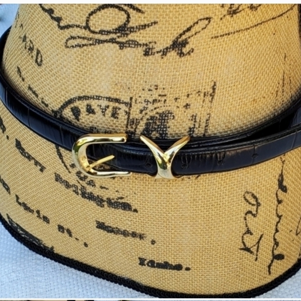 Vintage Lord and Taylor Faux Croc belt L